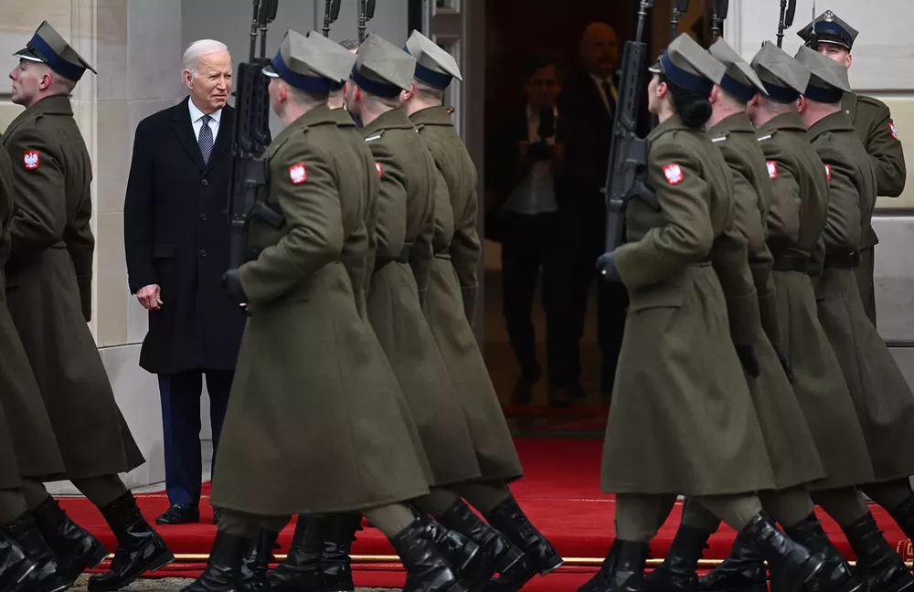 Guerra Rusia Ucrania Biden en Polonia 20230221