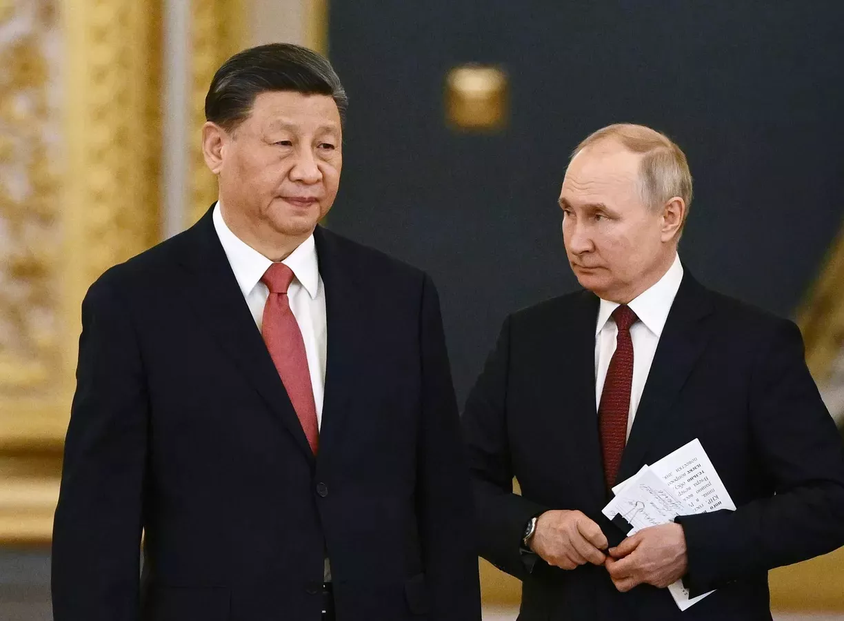 Xi Jinping y Vladimir Putin 20230321