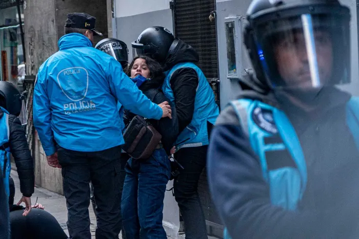 represión en el congreso