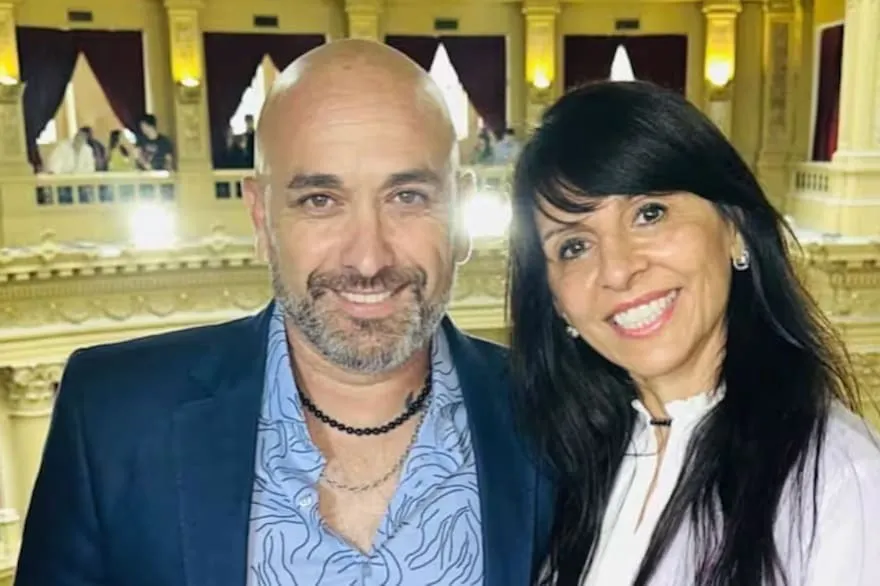 Ciccacelli, primo de Fred machado, junto a  Villaverde